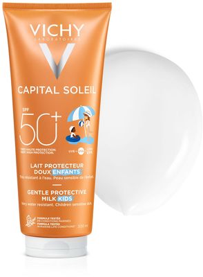 Vichy Capital Soleil Ochranné mléko pro děti na obličej a tělo SPF 50 300 ml
