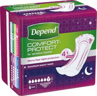 Depend Inkontinenční vložky  Maximum 6 ks
