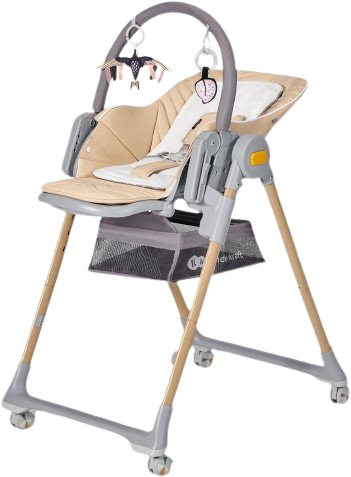 Kinderkraft Select Židlička jídelní Lastree Wood, Premium