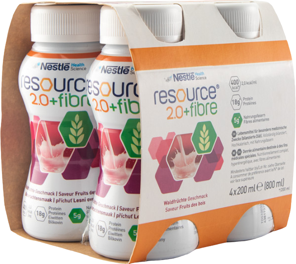 Resource 2.0 Fibre Lesní plody 4 x 200 ml