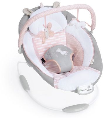 Ingenuity Lehátko vibrující s melodií Flora the Unicorn™ 0m+ do 9kg 58.4 cm