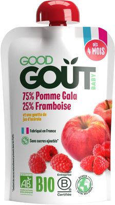 Good Goût BIO Jablko s malinou 120 g