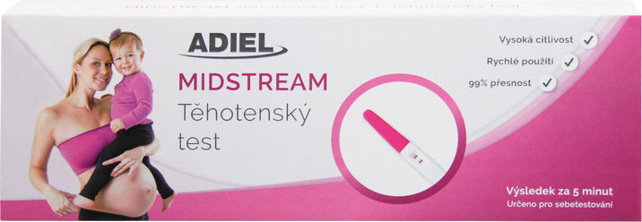 Adiel Midstream těhotenský test 3 ks