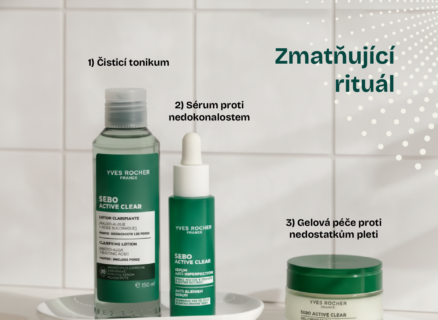 Yves Rocher Sebo Active Clear Čisticí tonikum 150 ml