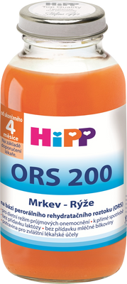 HiPP ORS 200 Mrkvovo-rýžový odvar 200 ml