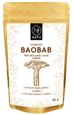 Natu Baobab BIO prášek 80 g
