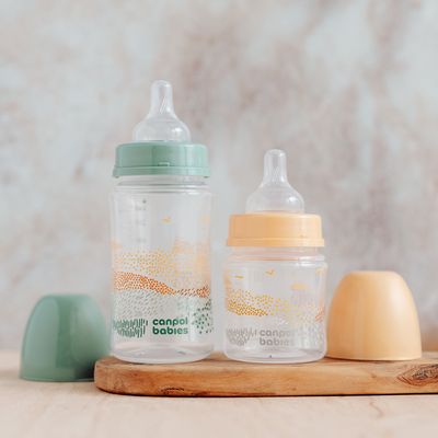 Canpol babies Canpol babies Antikoliková lahev EasyStart MOUNTAINS 240ml zelená 240 ml