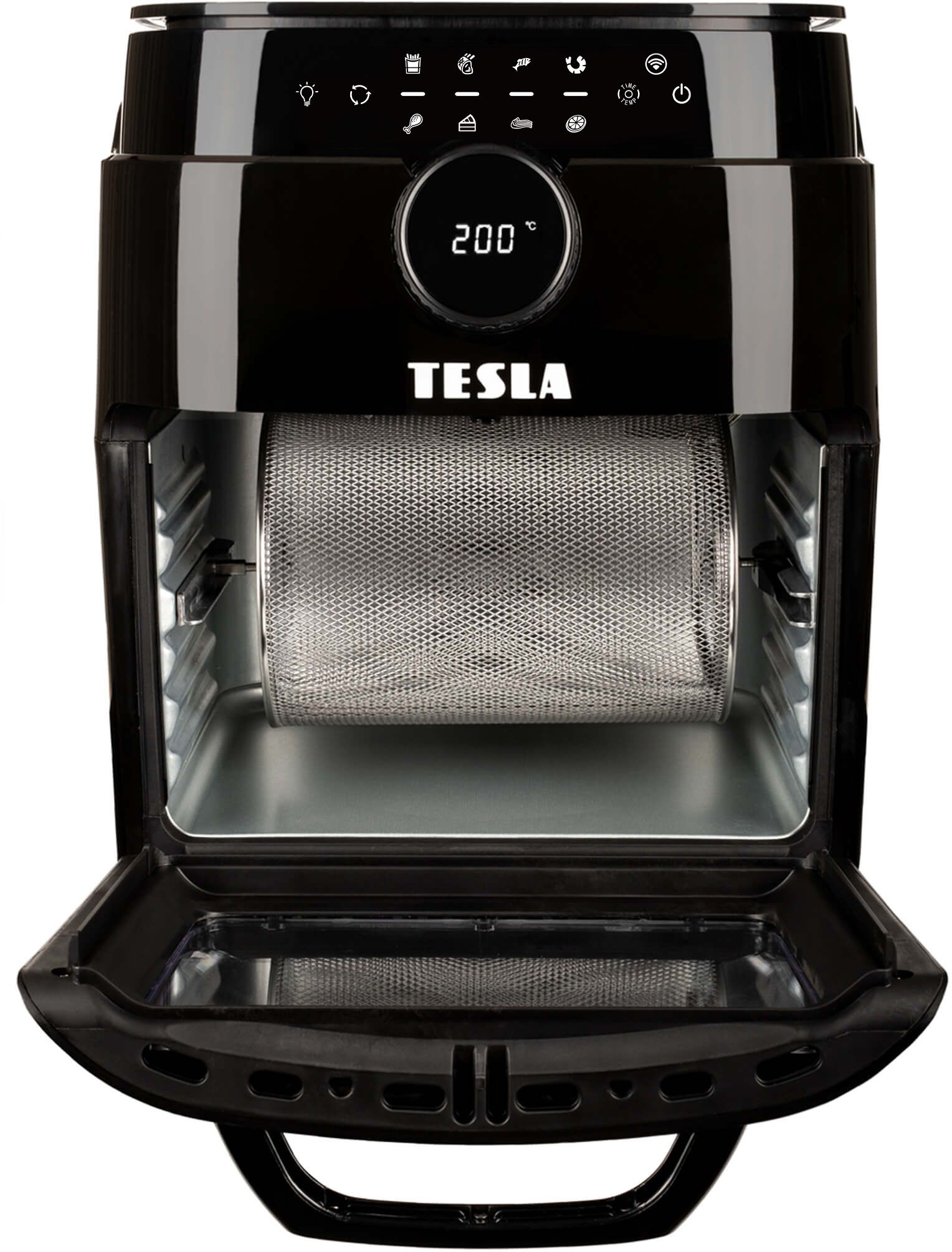 Tesla AirCook & Grill QG800 WiFi - multifunkční digitální horkovzdušná fritéza s grilem