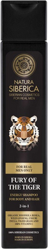 Natura Siberica Energizující šampon na vlasy a tělo 2v1 Nezkrotnost tygra 250 ml