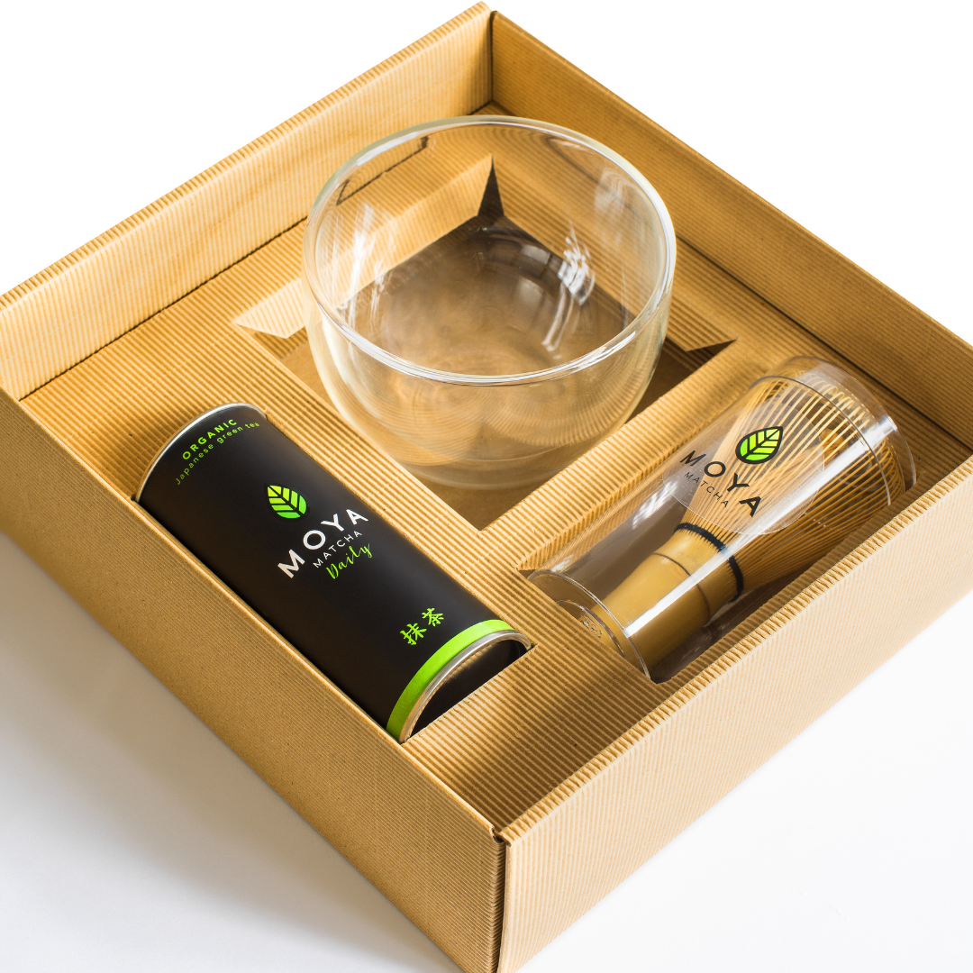Moya Starter Set Matcha Daily & Skleněná miska