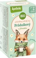 Apotheke BIO čaj dětský Průduškový s jitrocelem 20 x 1.5 g