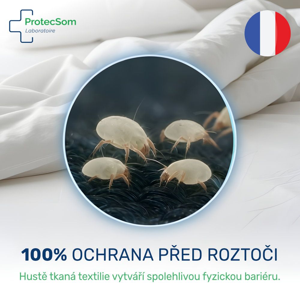 ProtecSom Protiroztočový povlak na matraci 90 cm