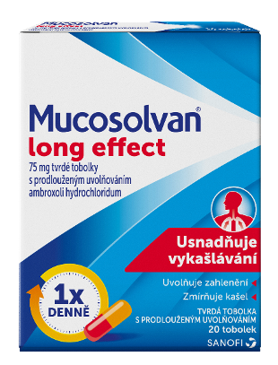 vlhký kašel, uvolnění, mucosolvan, akutní a chronická onemocnění
