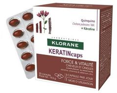 Klorane Keratincaps Síla a vitalita 30 kapslí