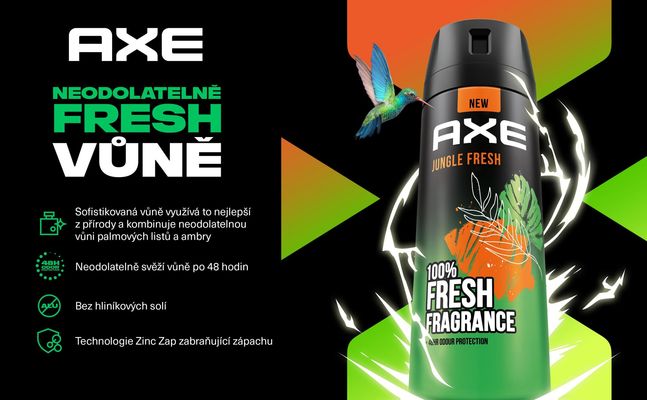 Axe Jungle Fresh deodorant ve spreji 150 ml