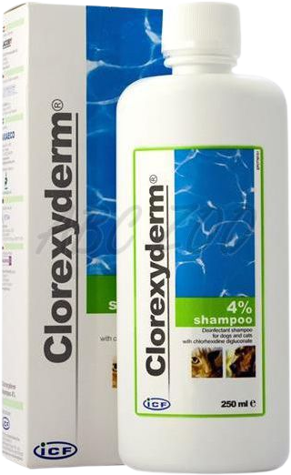 Clorexyderm 4% Dezinfekční šampon pro psy a kočky 250 ml
