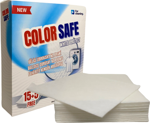 Color Safe Bělicí ubrousky na praní White protect 20 ks