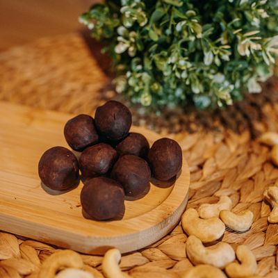 Natu Kakaové kuličky s kešu krémem 70 g
