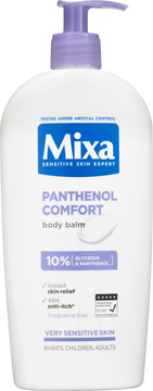 Mixa Panthenol Comfort zklidňující tělové mléko pro velmi citlivou pokožku 400 ml