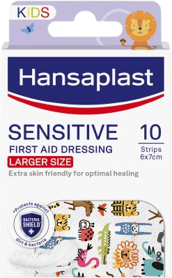 Hansaplast Sensitive Zvieratká náplasť XL 10 ks