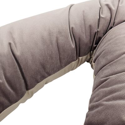Eko Polštář ke kojení bavlněný Velvet Dark Pink 180 cm