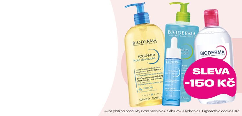 Bioderma se slevou 150 Kč