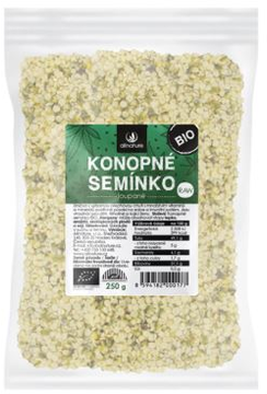 Allnature Konopné semínko loupané BIO/RAW 250 g