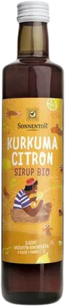 Sonnentor Sirup kurkuma a citron BIO 500 ml
