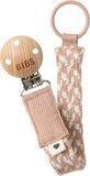 BIBS Paci Braid klip na dudlík, Blush/ Ivory