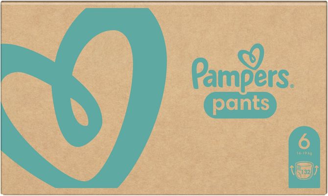 Pampers Active Baby Pants Kalhotkové plenky vel. 6, 14-19 kg, 132 ks
