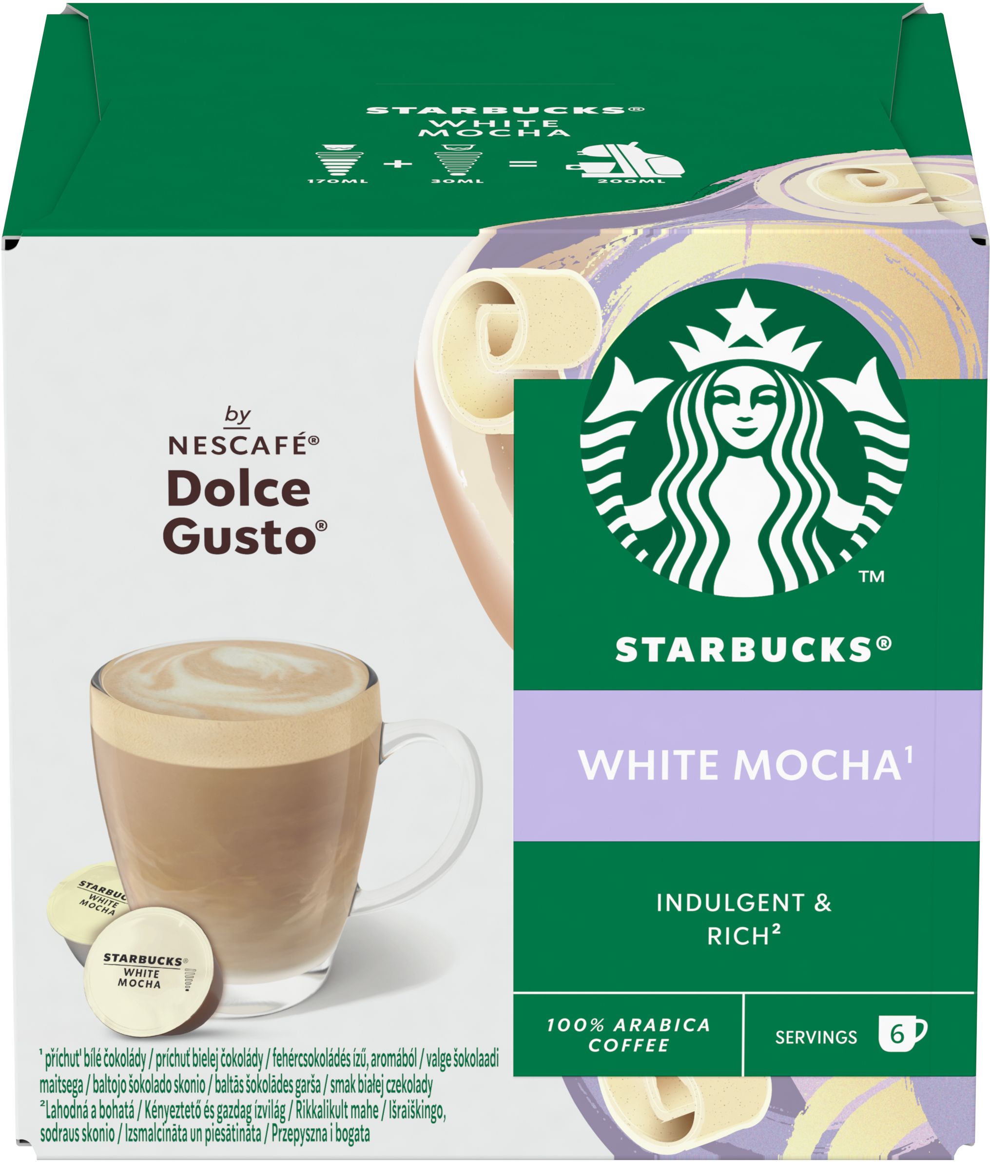 Starbucks White Mocha by NESCAFÉ Dolce Gusto 12 kapslí