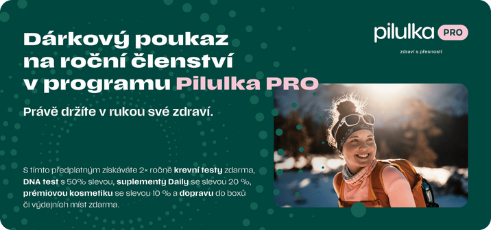Pilulka PRO na rok jako dárek – poukaz elektronicky