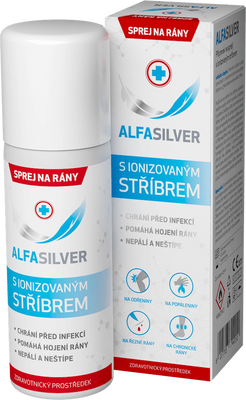 Alfasilver Sprej na rany 50 ml