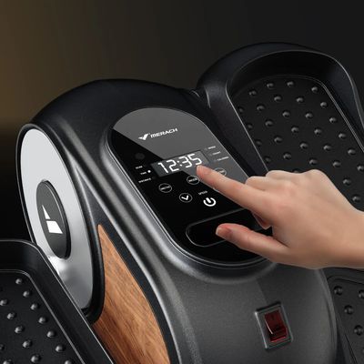 Merach E37B2 Mini eliptický trenažér, 12 režimů rychlosti 5.4 kg