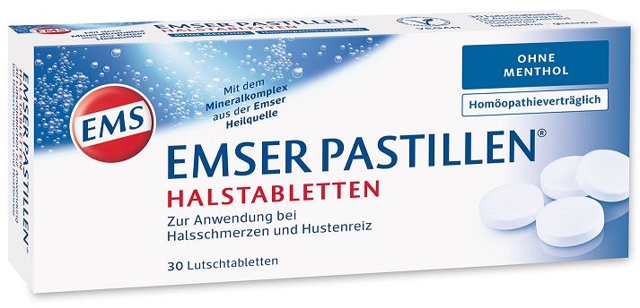 Emsské pastilky bez mentolu 30 pastilek