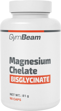 GymBeam Hořčík chelát (bisglycinát) 90 kapslí