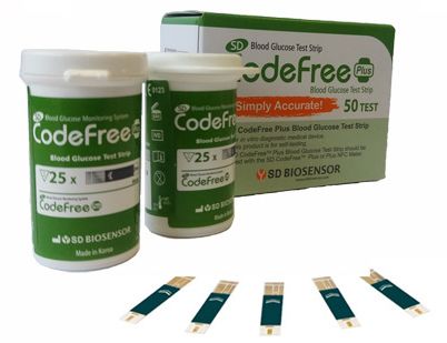 Codefree Testovací proužky pro SD PLUS 50 ks