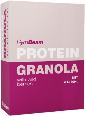 GymBeam Proteinová granola s lesním ovocem 300 g