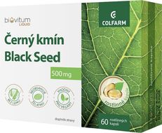 Colfarm Biovitum Liquid Černý kmín Black seed, 60 kapslí