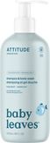 Attitude Dětský šampon a tělové mýdlo (2 v 1) Baby leaves s vůní Good night 473 ml