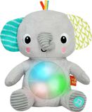 Bright Starts Hračka plyšová hudební svítící Hug-a-bye Baby™ sloník 0m+