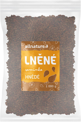 Allnature Lněné semínko hnědé 1000 g