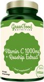 GreenFood Nutrition Vitamin C 1000 + Extrakt ze šípků 60 kapslí