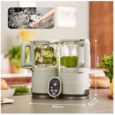 Babymoov Multifunkční přístroj Nutribaby Glass Celadon Green