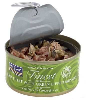Fish4Cats Konzerva pro kočky Finest tuňák s mušlemi 70 g
