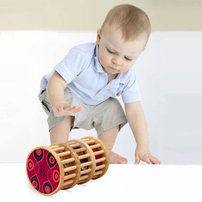 B-Toys Válec s kuličkami dřevěný Rain Rush