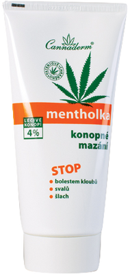 Cannaderm Mentholka chladivé mazání 200 ml