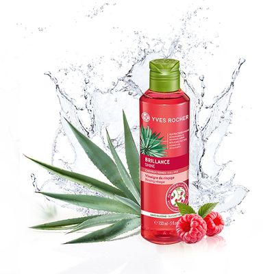 Yves Rocher Malinový ocet pro lesklé vlasy 150 ml