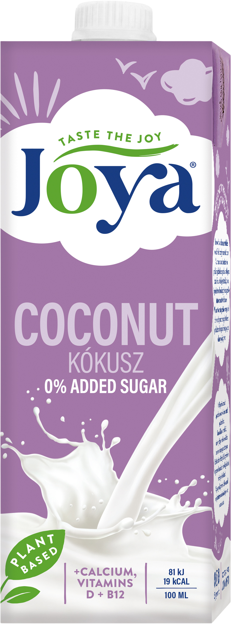 Joya Kokosový nápoj bez cukru 1 l