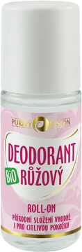 Purity Vision Bio Růžový Deodorant roll-on 50 ml